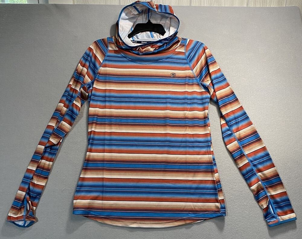 Ariat Tek Laguna Pullover Long Sleeve Horizon Serape Print Hoodie Women's Medium